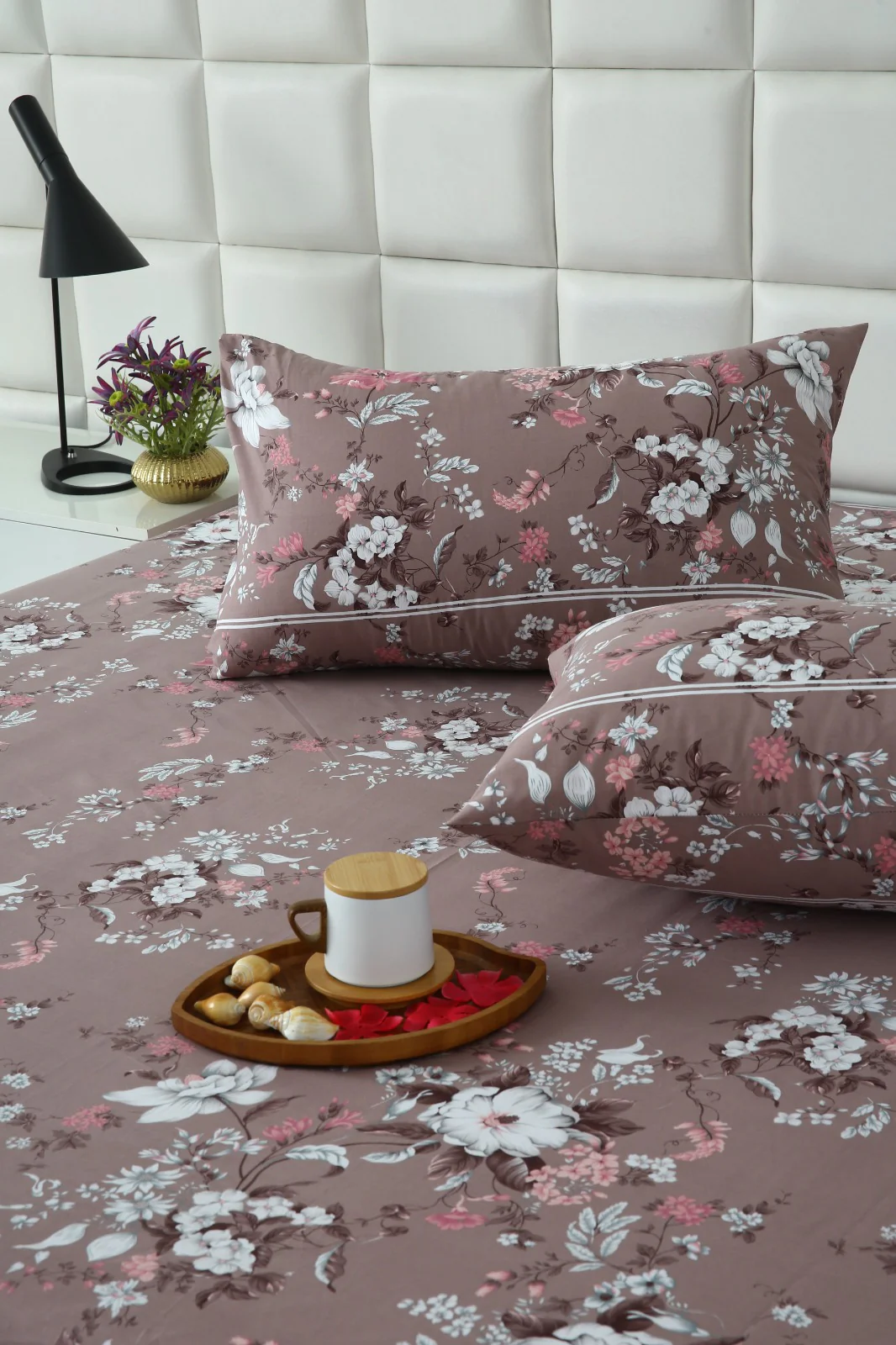 3 PCs Double Bed Sheet With Same Packing- White Nector - Image 6