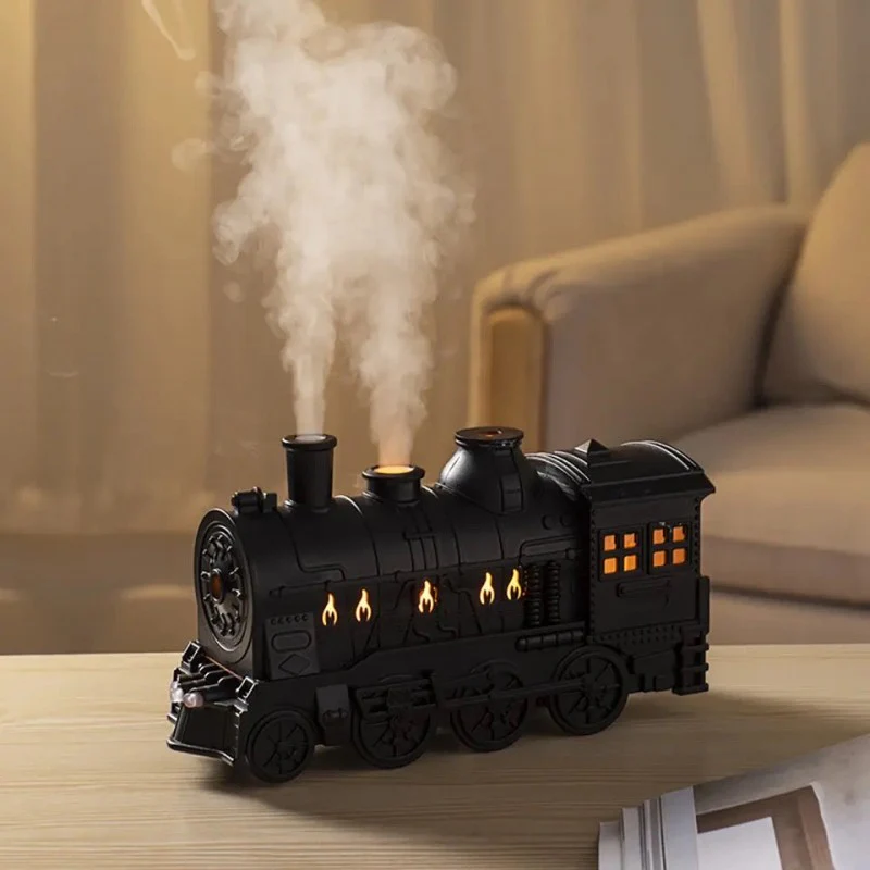 300ml Train Shape Aromatherapy Light Diffuser5659 Humidifier-SA2405-188 - Image 5