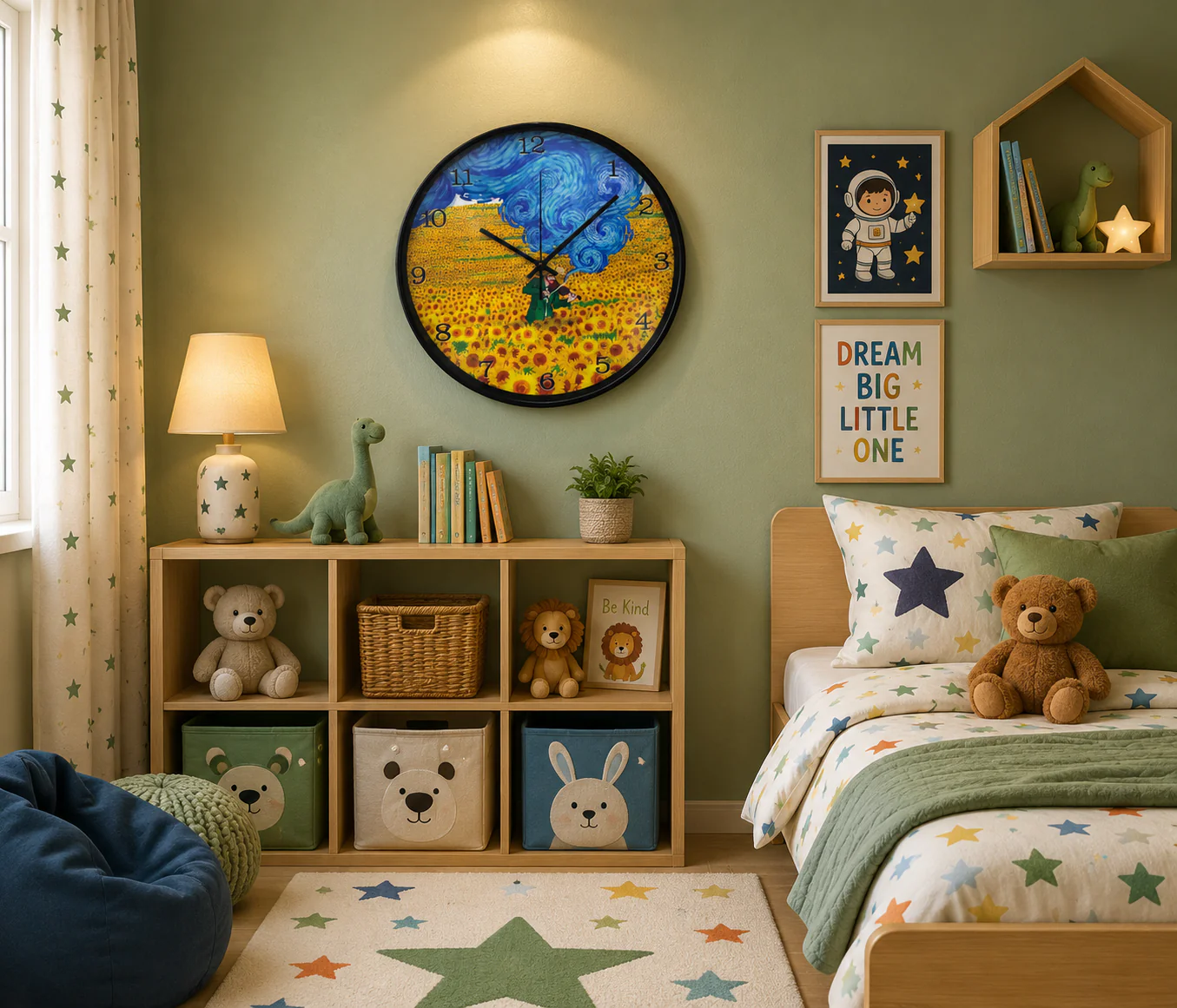 30CM Wall Clock- (SA2311-10) J - Image 2