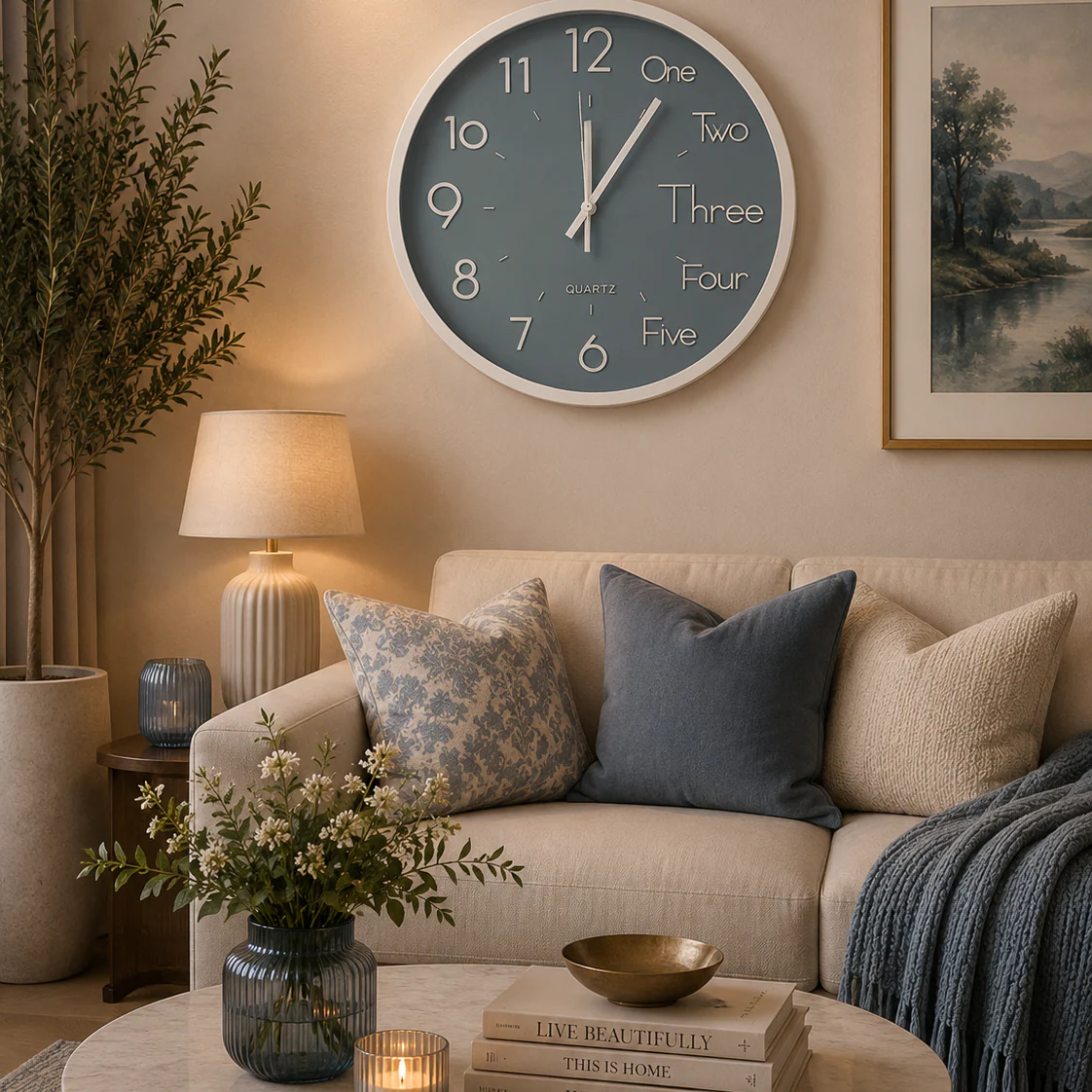 30CM Wall Clock- (SA2311-10) K