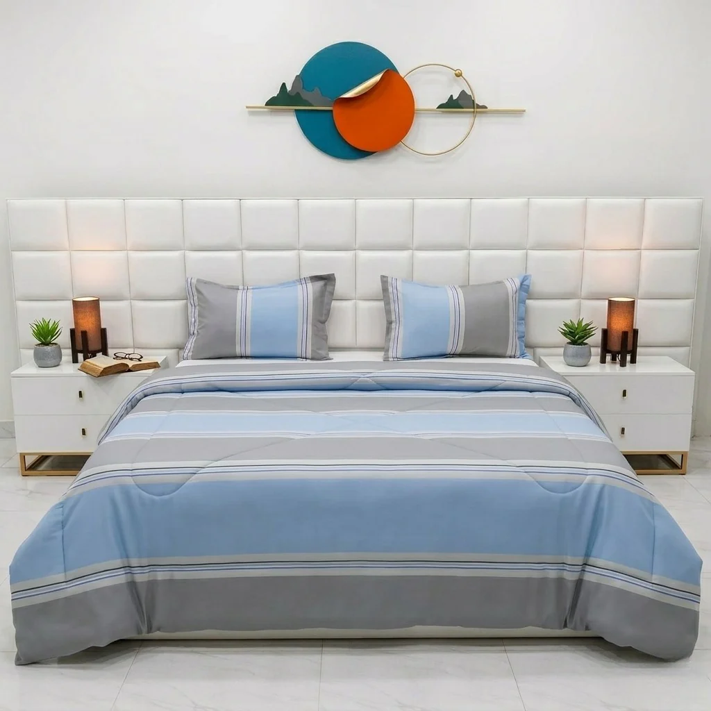 3PCs Double Duvet Cover- Prism