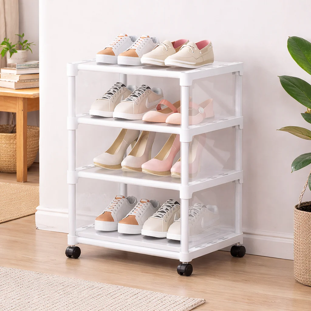 4-layer Household Rotating Shoe Rack (SA2510-104) - Image 2