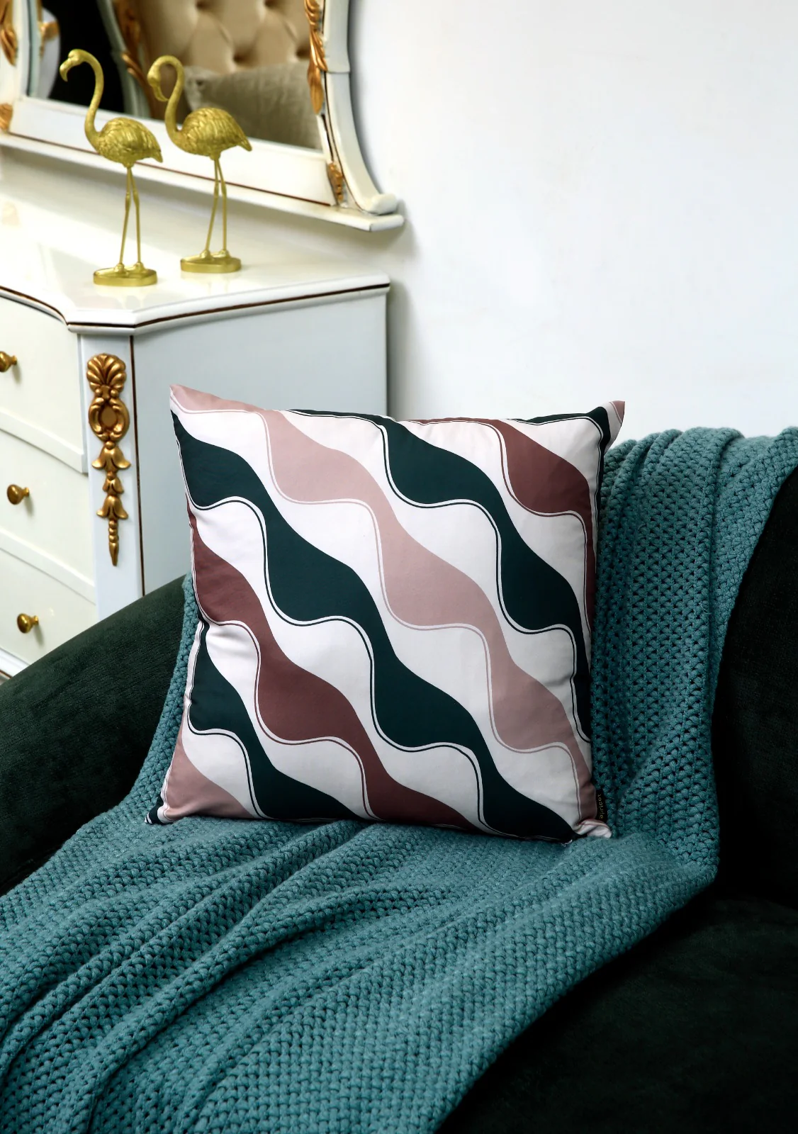 4 PCs Digital Printed Cotton Cushions-HOME - Image 12