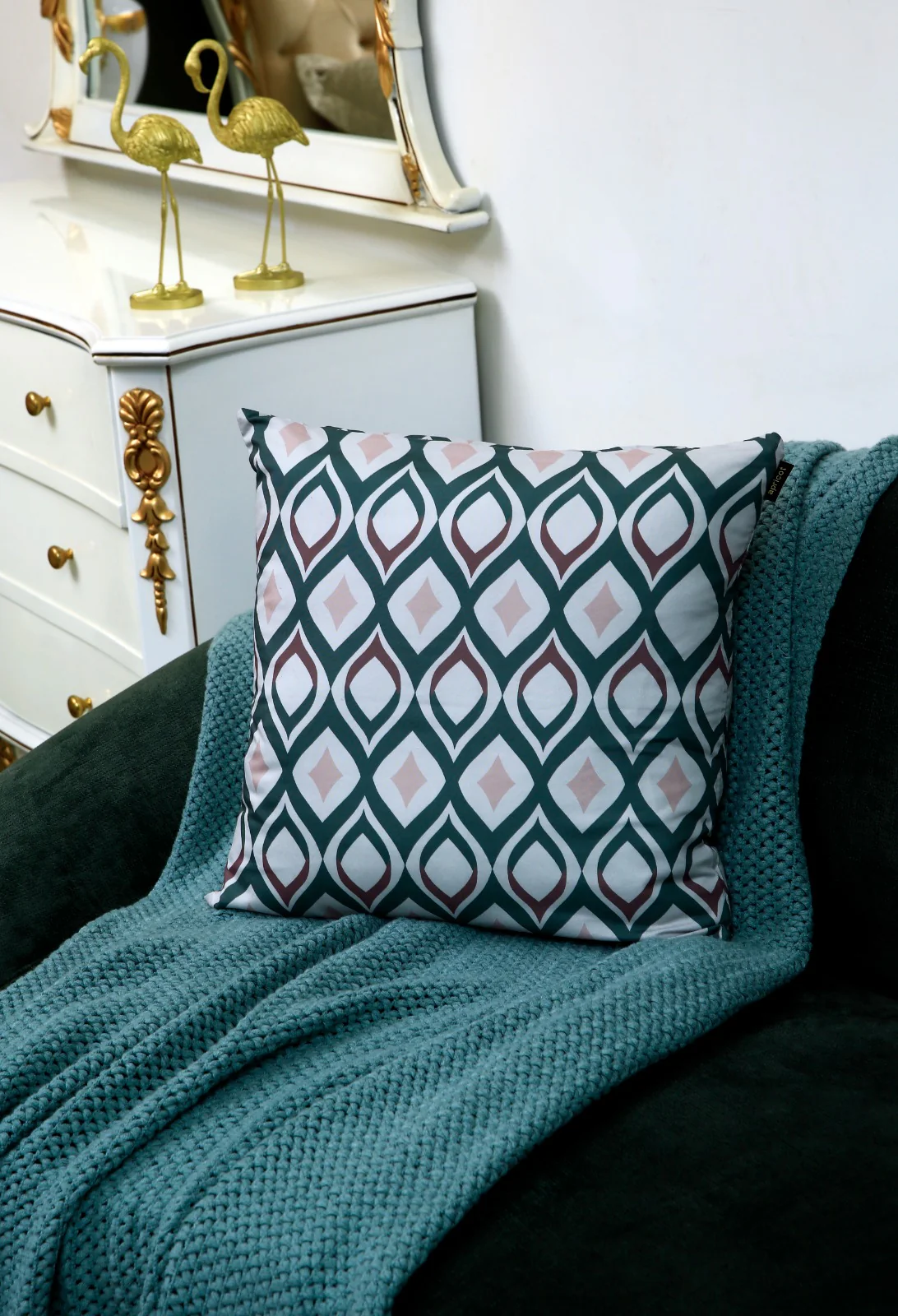 4 PCs Digital Printed Cotton Cushions-HOME - Image 6