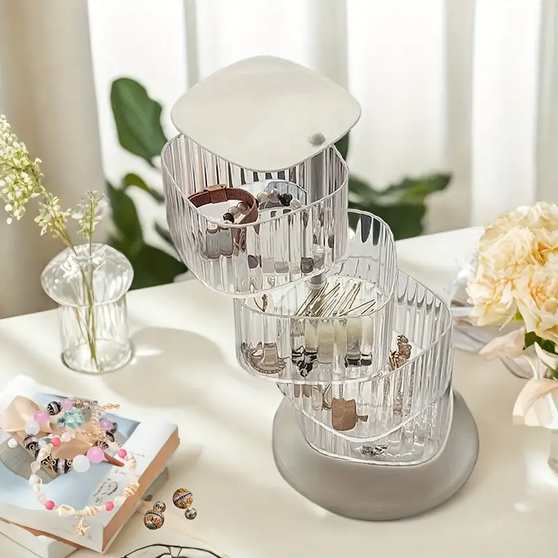 4 Tier Transparent Jewelry15293 Organizer - Image 3