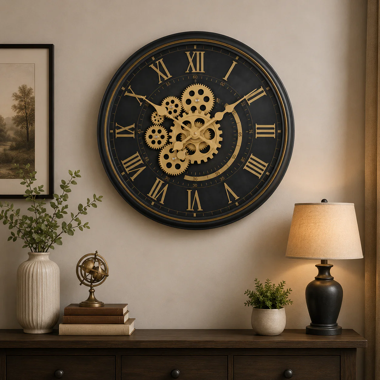 40cm Wall Clock-SA2405-183 (Black)