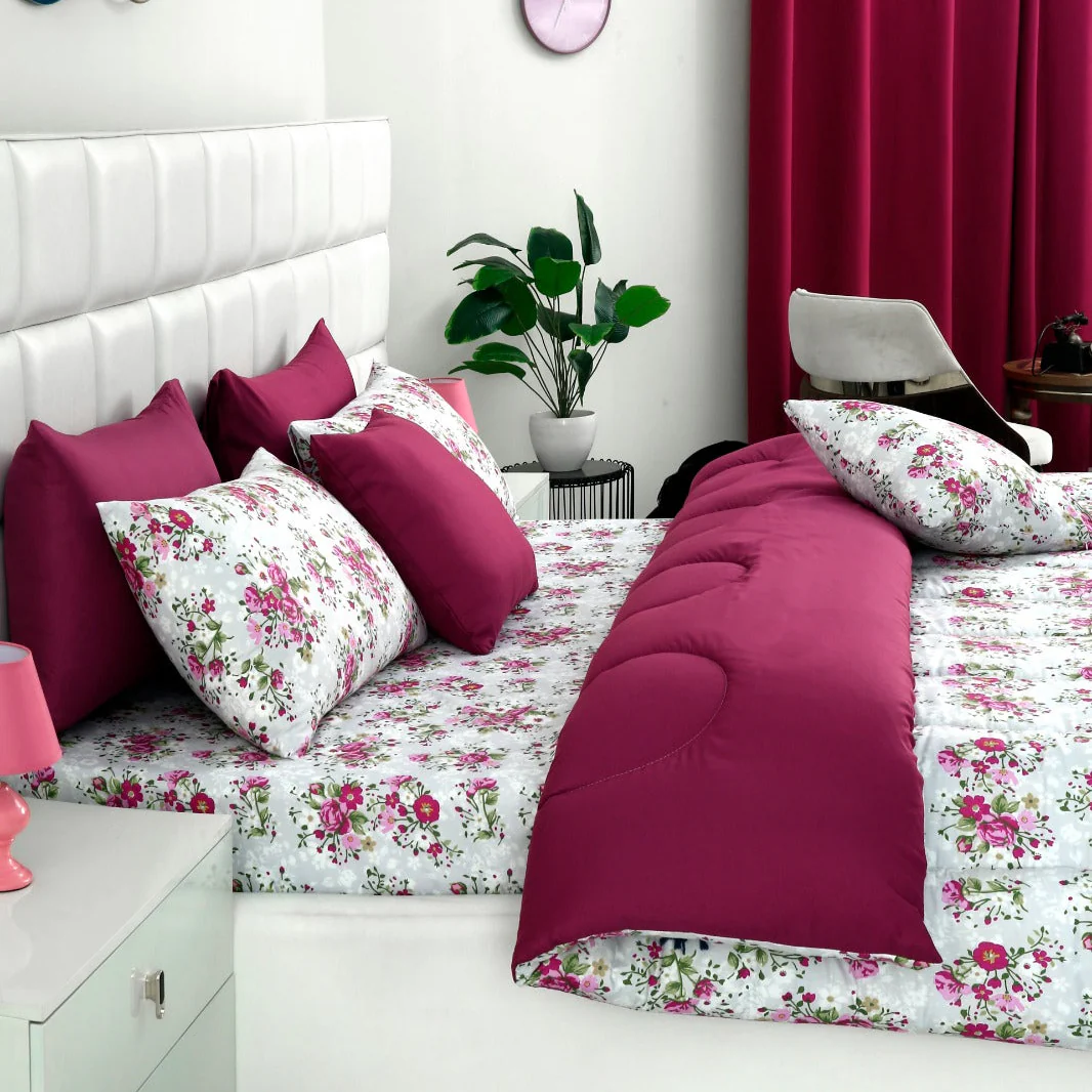 5 PCs Single Razai Set-Sweet Pie