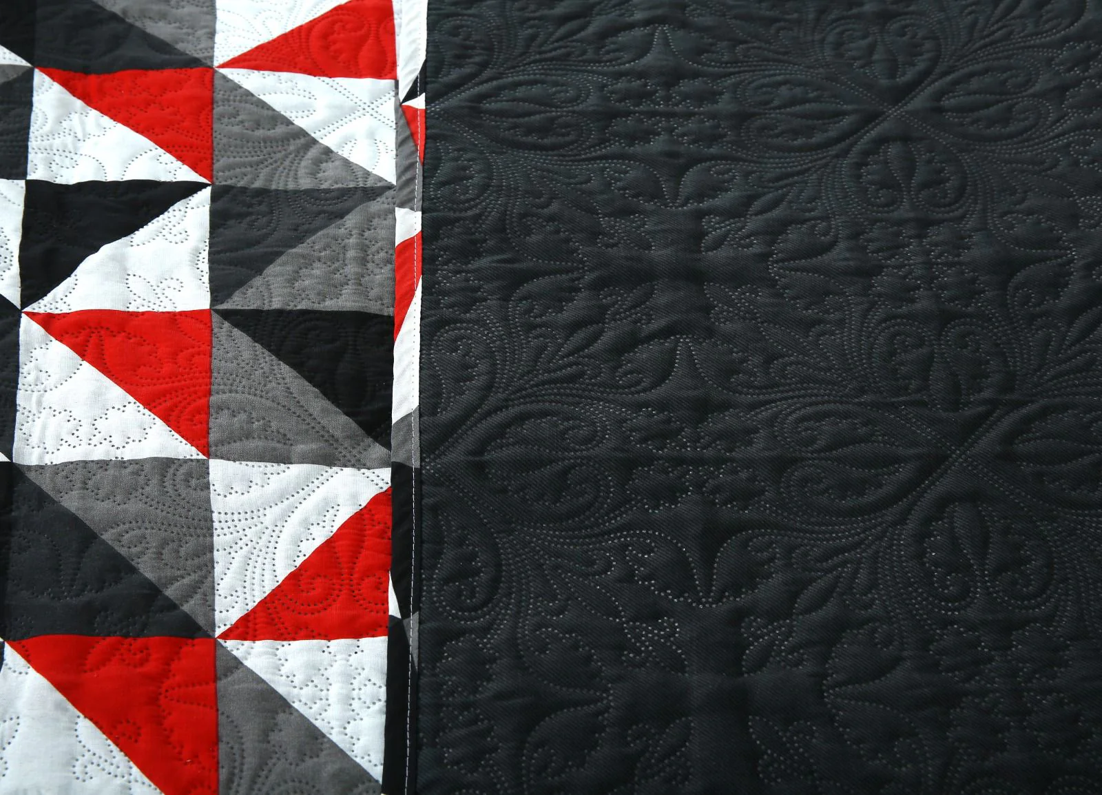 6 PCs Bed Spread Set- Abstract Geometric - Image 12