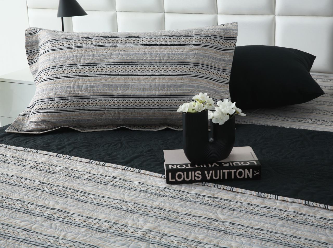 6 PCs Bed Spread Set- Slate - Image 15