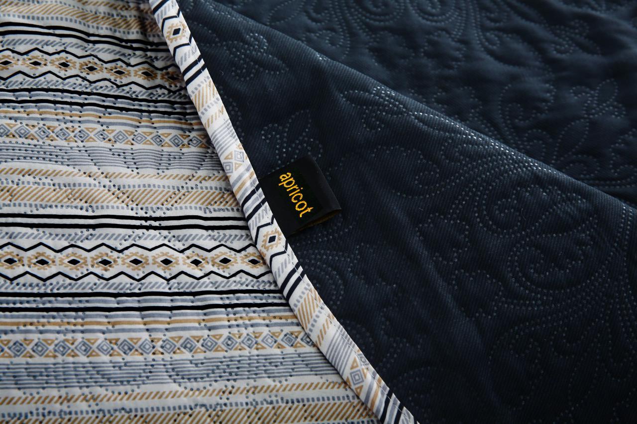 6 PCs Bed Spread Set- Slate - Image 9