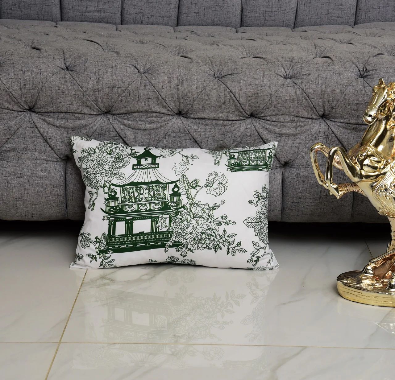 6 PCs Digital Printed Cotton Cushions- Heritage - Image 4