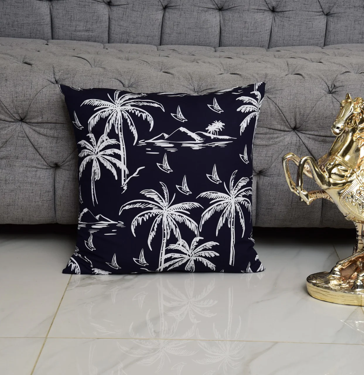 6 PCs Digital Printed Cotton Cushions- Heritage - Image 5