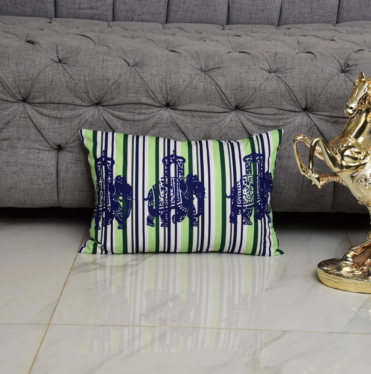 6 PCs Digital Printed Cotton Cushions- Heritage - Image 6