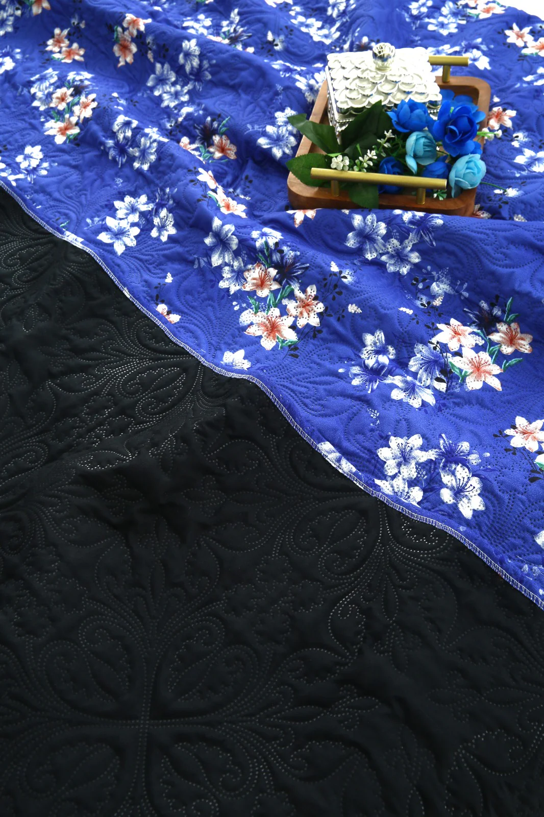 6 PCs Printed Bed Spread Set-Phlox - Image 15
