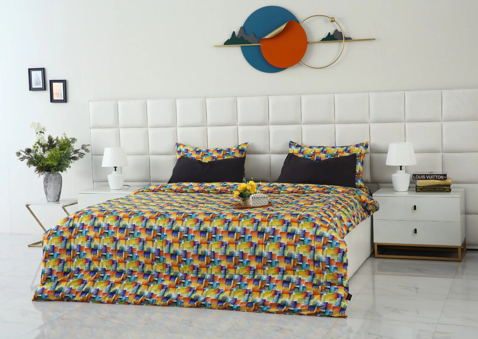 6 PCs Summer Comforter Set-Coral Rush - Image 5