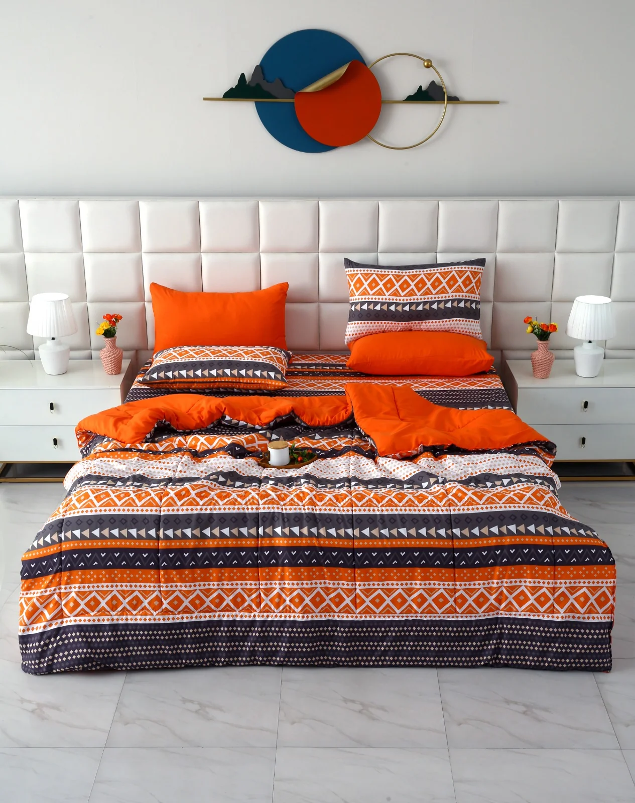 6 PCs Summer Comforter Set- Mexican Style - Image 9