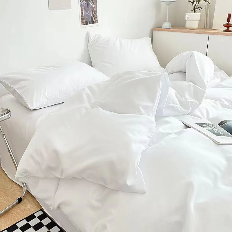 8 PCs Winter Razai Set-White - Image 4