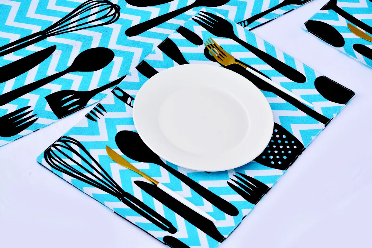 6 Seater Dining Table Runner Set(4617)- TRS05 - Image 2