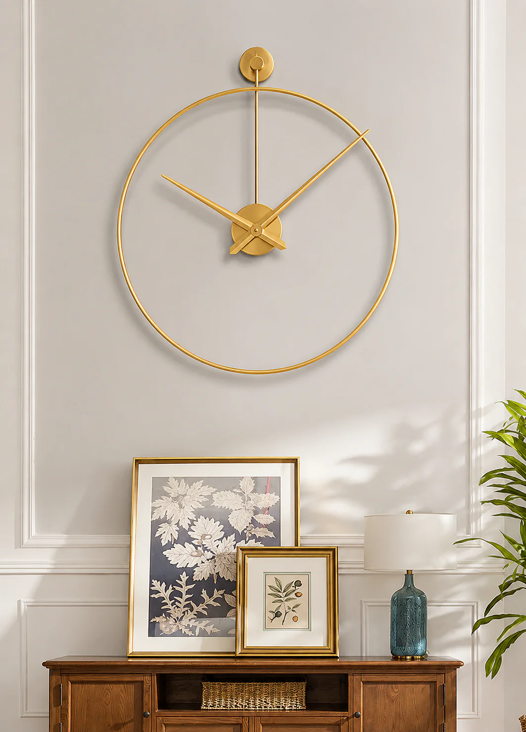 60Cm Modern Design Metallic Wall Clock(SA2311-188) - Image 2
