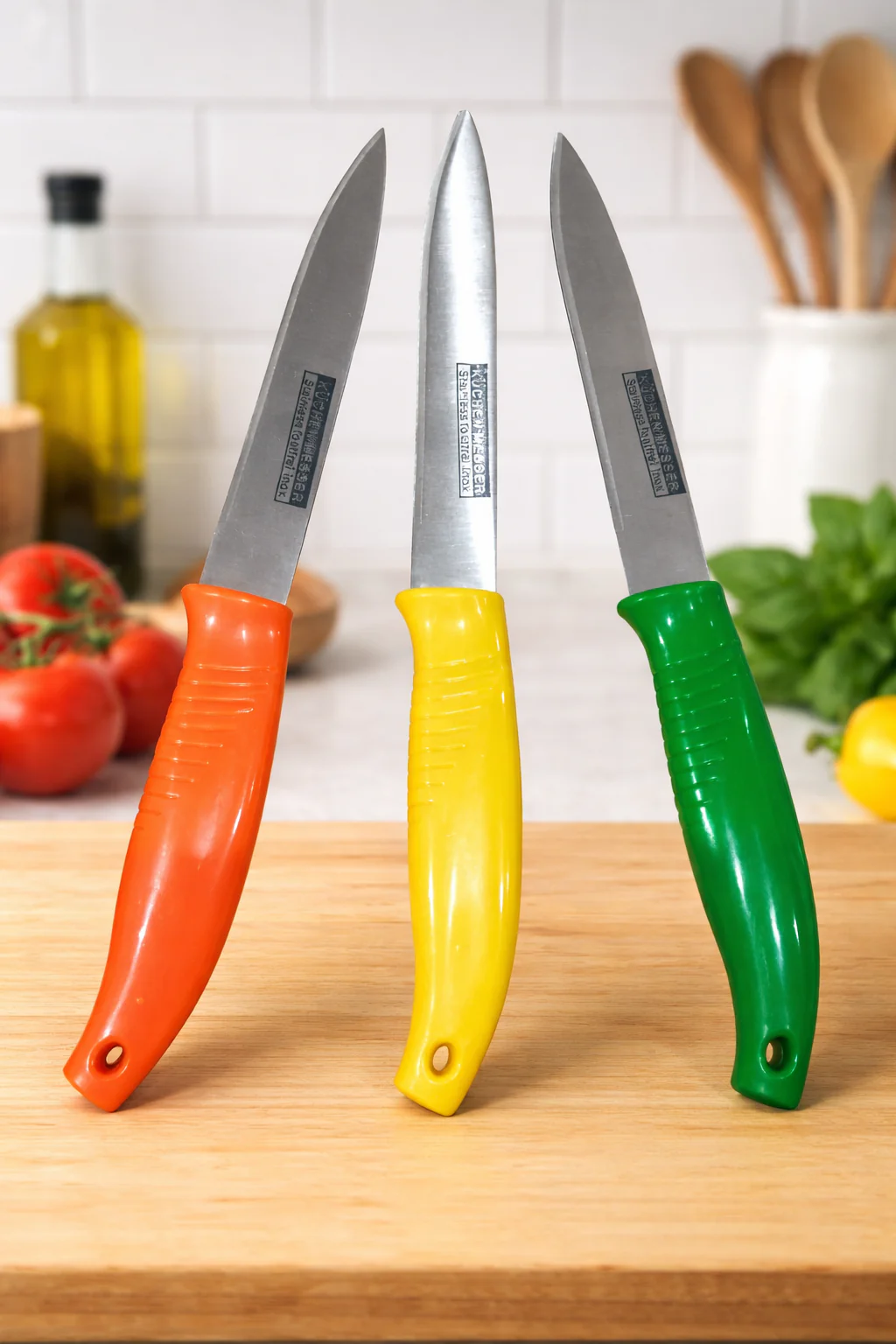 6Pcs Knife Set with Steel Blades-(SA2412-01)Multi - Image 2