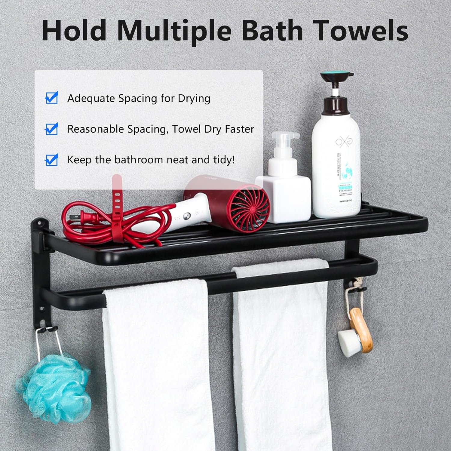 6PCs Wall Mounted BathRoom Set-SA2408-143 - Image 8