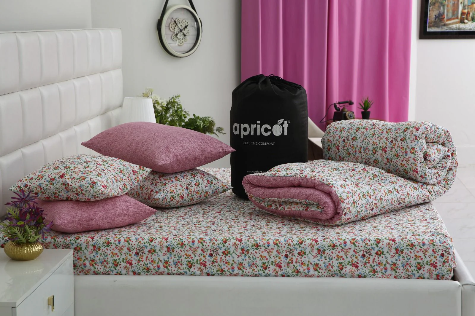 8 PCs Winter Razai Set-Azalea - Image 5