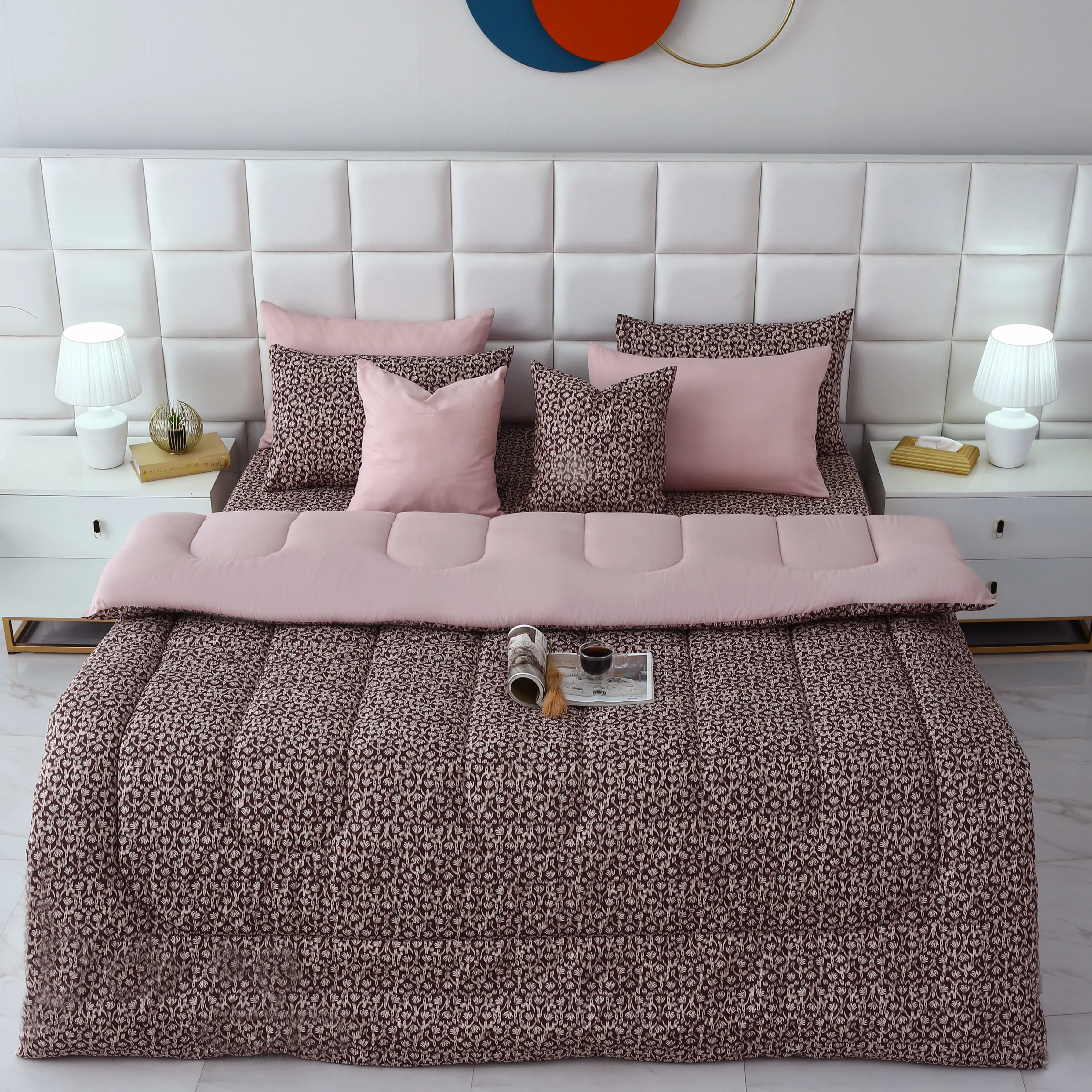 8 PCs Winter Razai SetCoral Reef