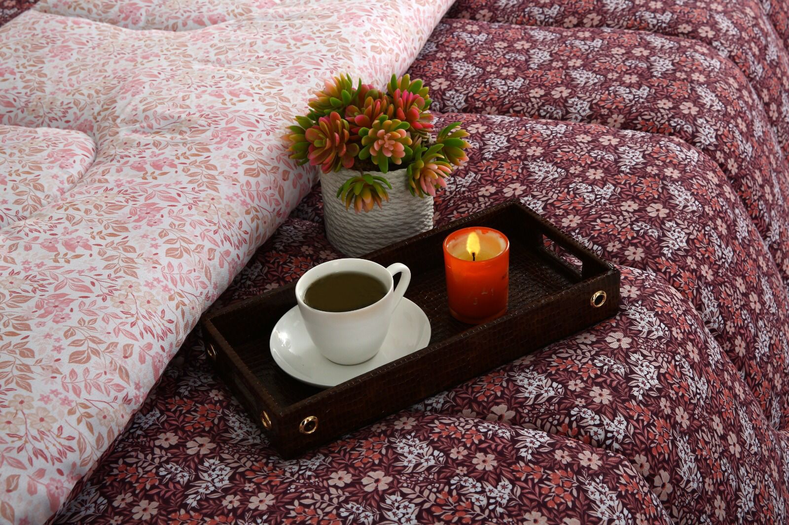 8 PCs Winter Razai Set-Daisy Day - Image 5