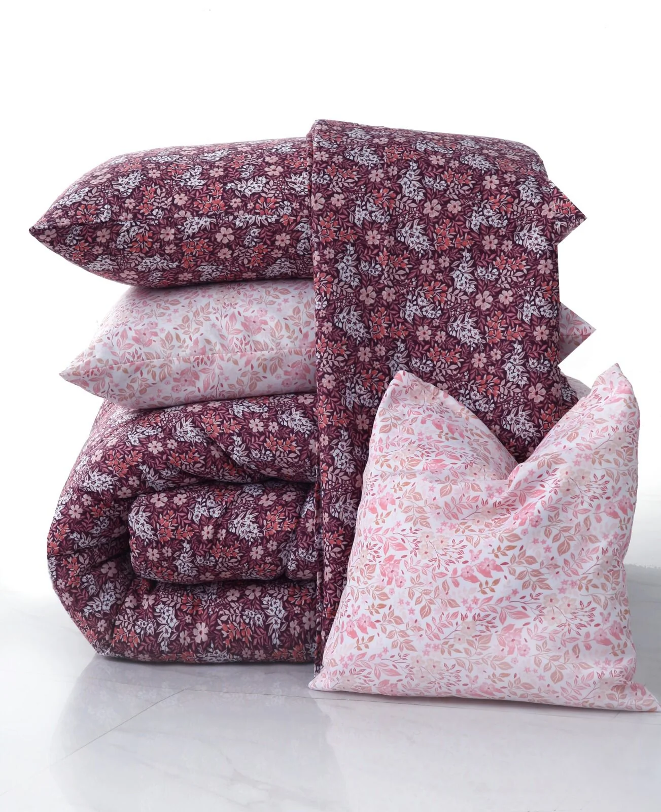 8 PCs Winter Razai Set-Daisy Day - Image 7