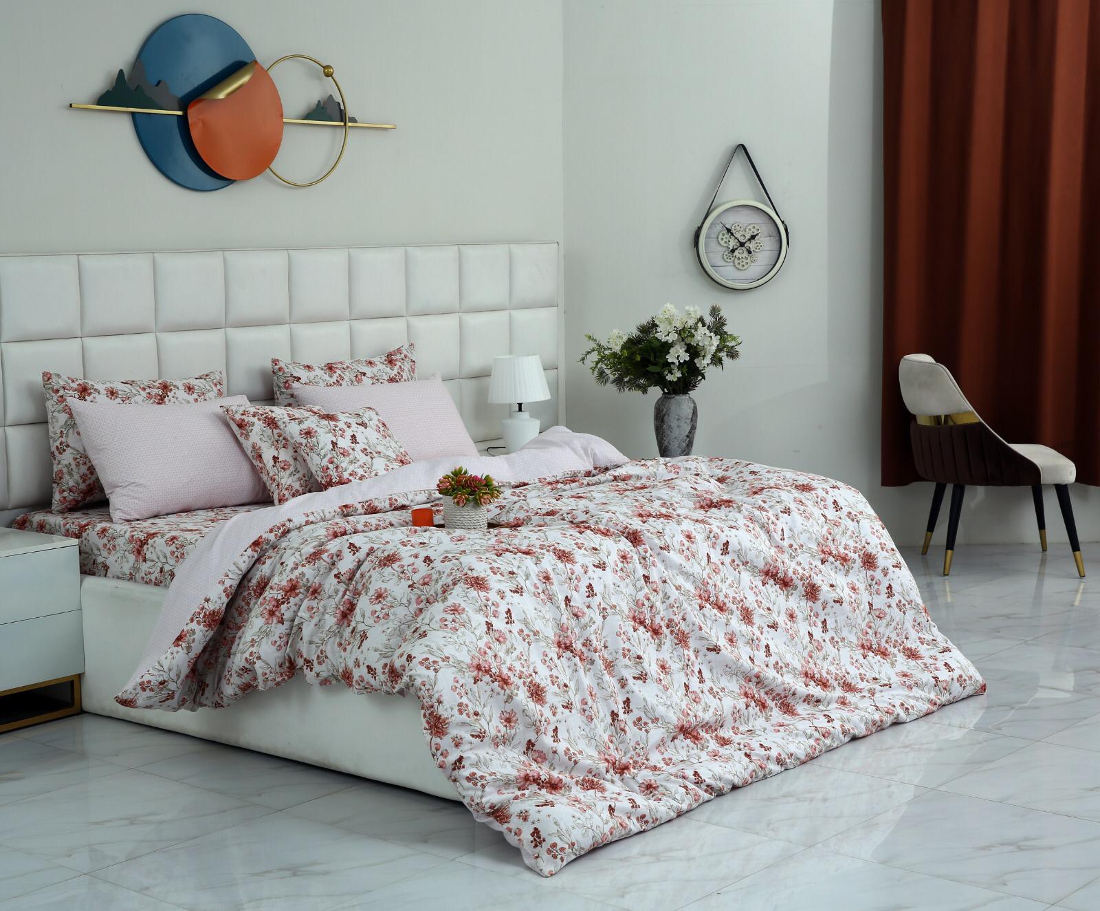 8PCs Duvet Cover Pastel Botanical - Image 4