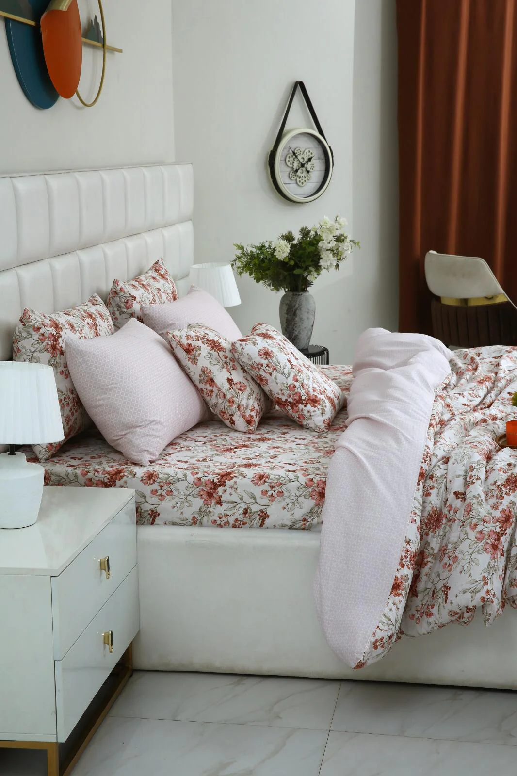 8PCs Duvet Cover Pastel Botanical - Image 7