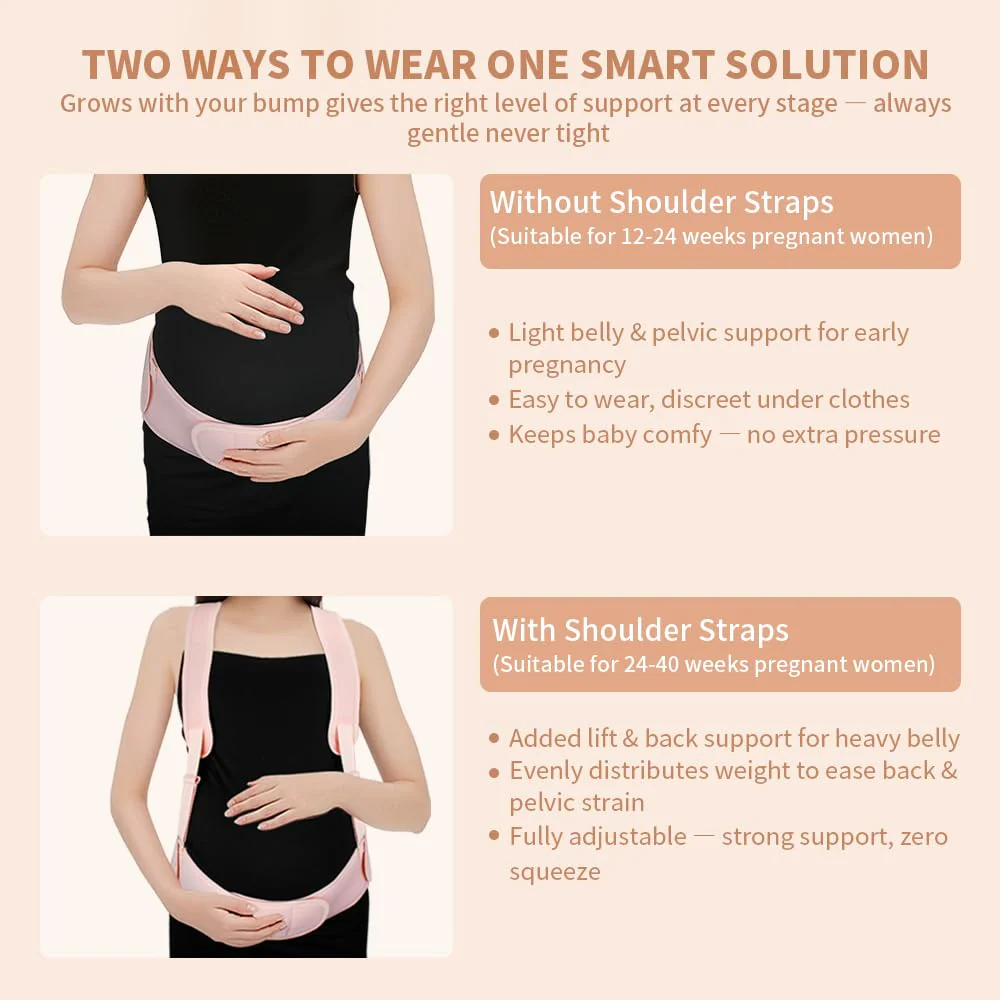 Belly Bands for Pregnant Women With Double Support-SA2411-55 - Image 8