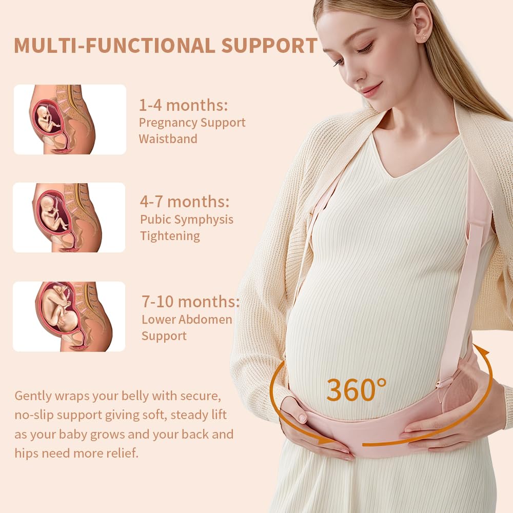 Belly Bands for Pregnant Women With Double Support-SA2411-55 - Image 11