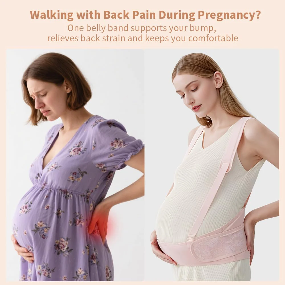 Belly Bands for Pregnant Women With Double Support-SA2411-55 - Image 2