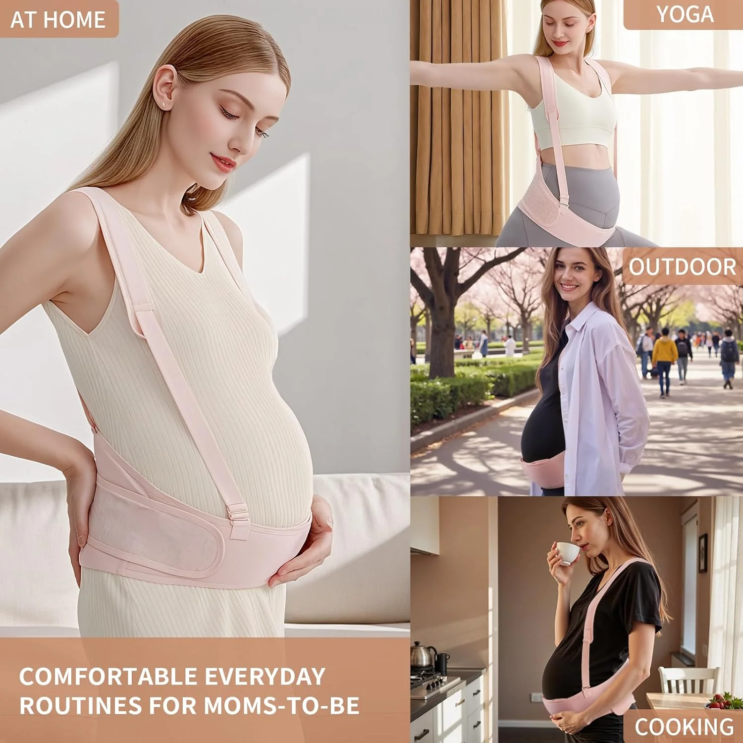 Belly Bands for Pregnant Women With Double Support-SA2411-55 - Image 6
