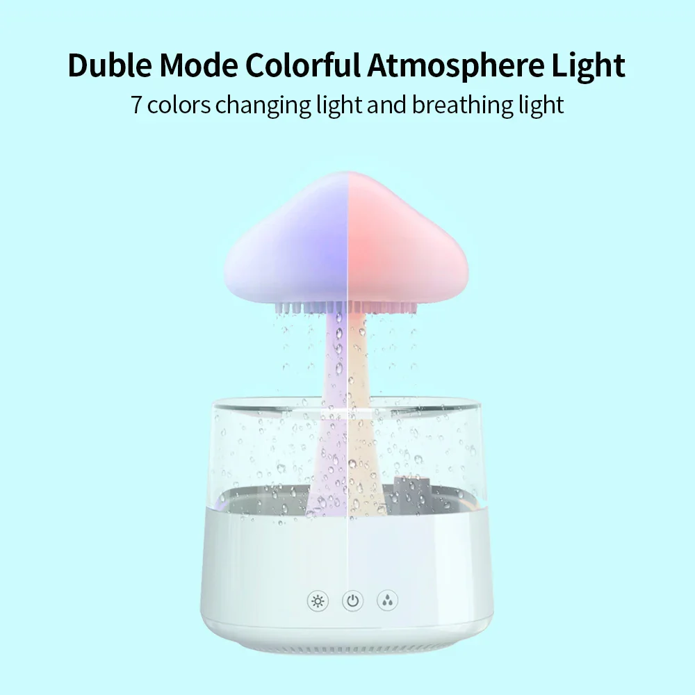 Cloud Rain Humidifier With 7 Colors Light-SA2411-62 - Image 19