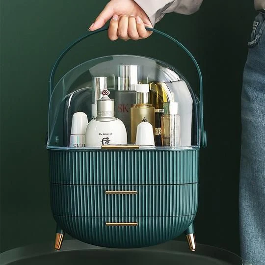 Cosmetics Travel Pop Carrier-Green - Image 3