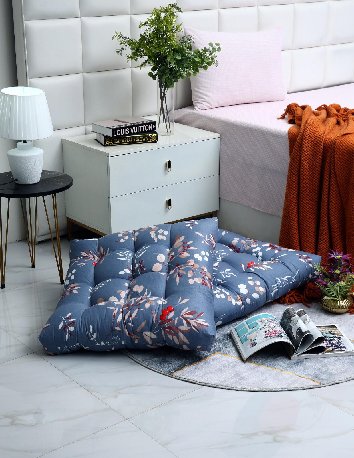 Digital Printed Square Floor Cushions-Cherries - Image 7