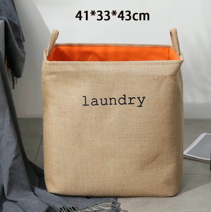 Eva Collapsible Laundry Basket-Beige - Image 2