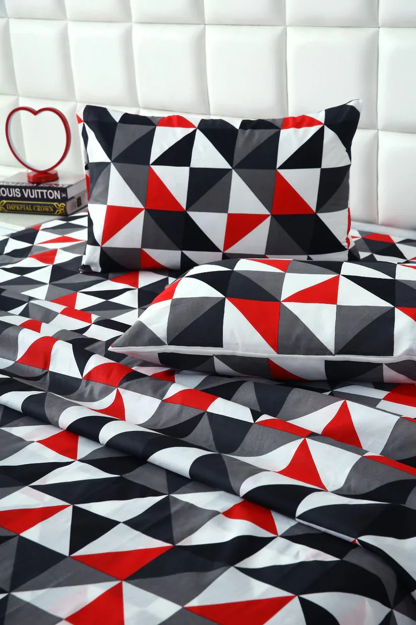 Fitted Bed Sheet- Abstract Geometric - Image 2