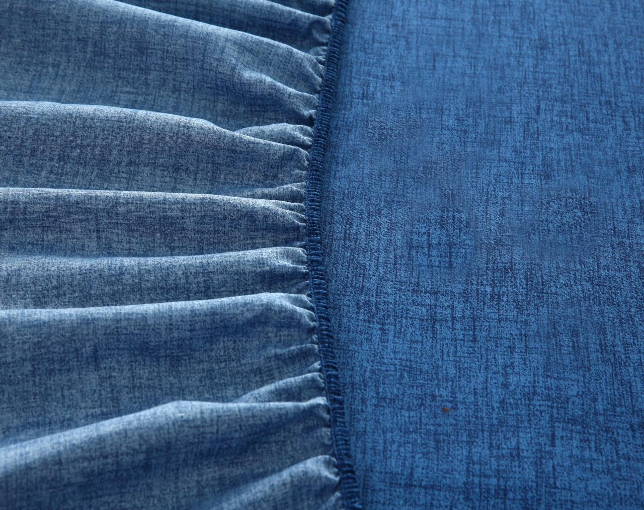 Fitted Bed Sheet-Blue Texture - Image 10