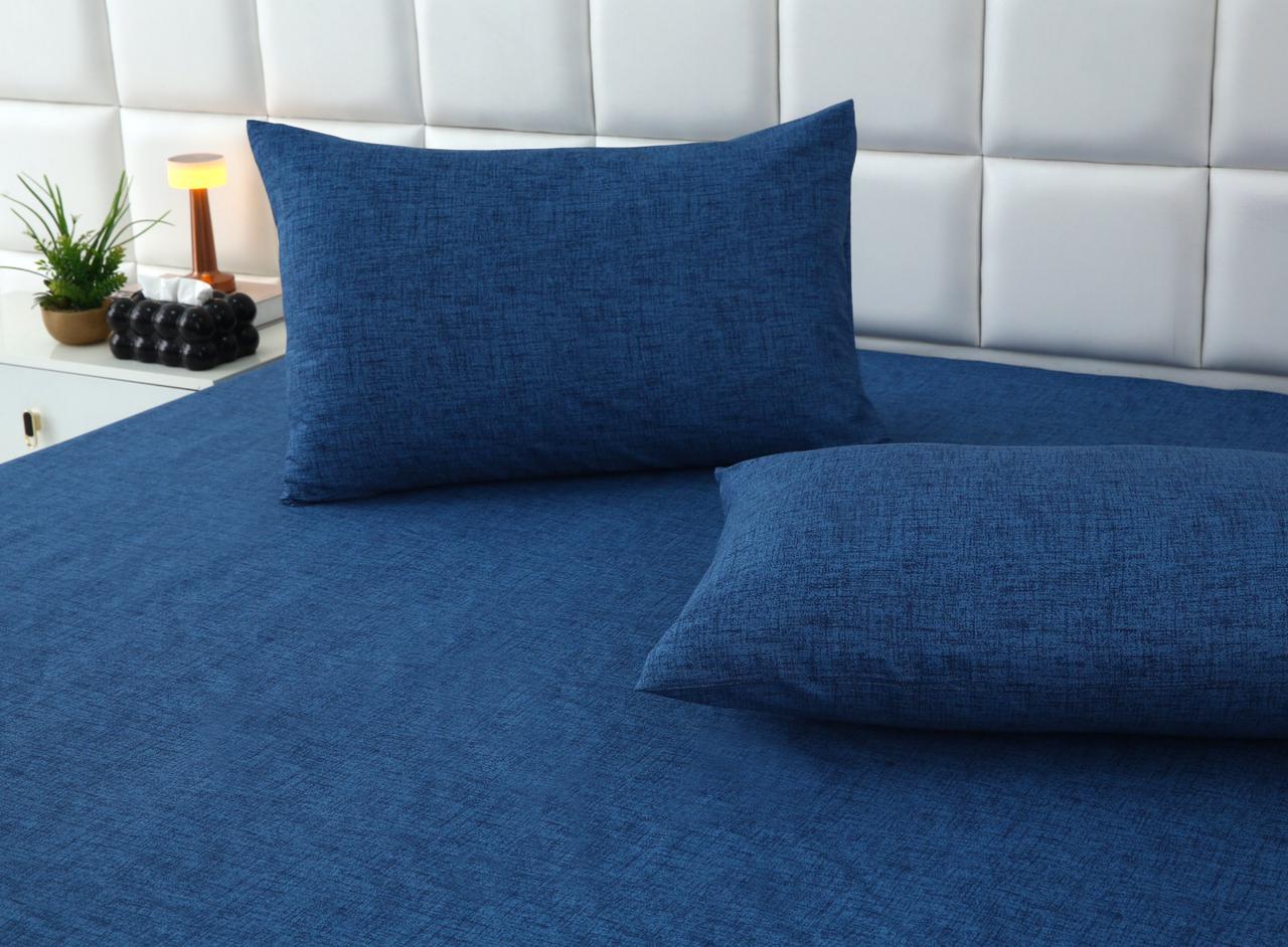 Fitted Bed Sheet-Blue Texture - Image 7