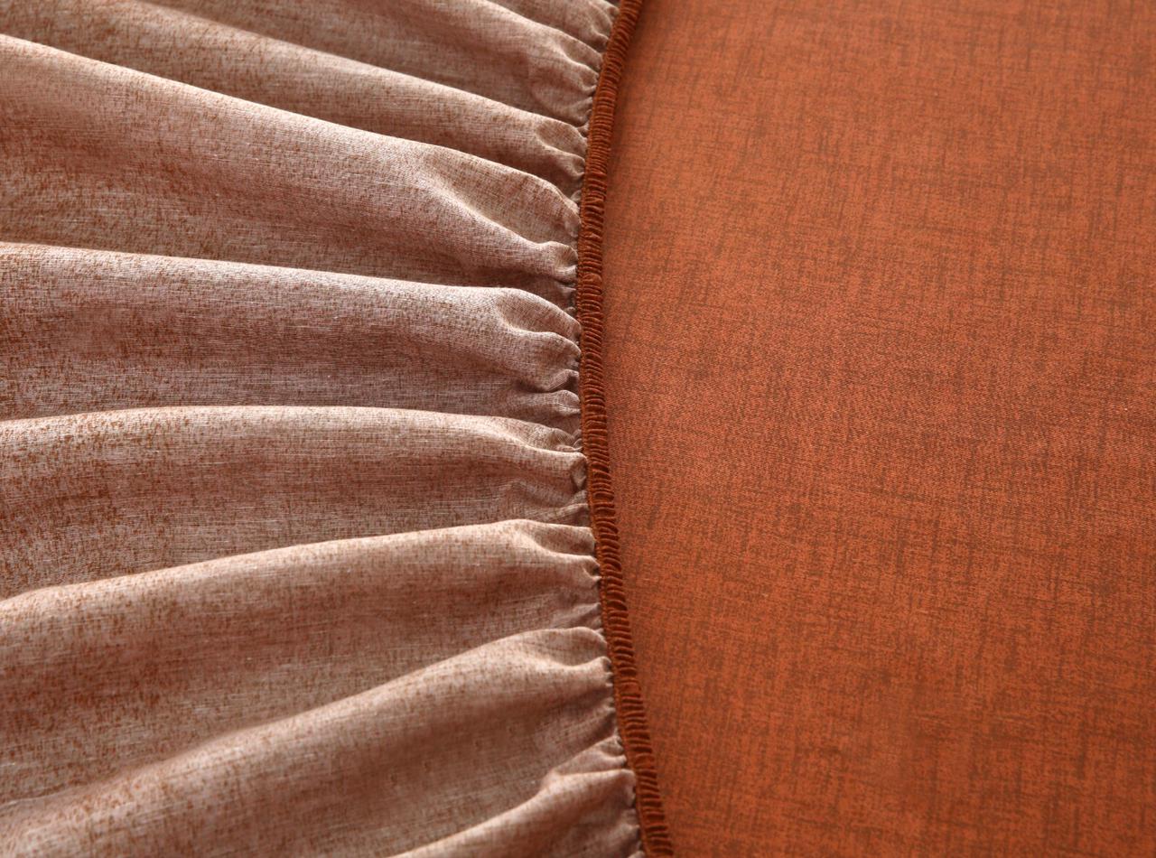 Fitted Bed Sheet-Brown Texture - Image 9