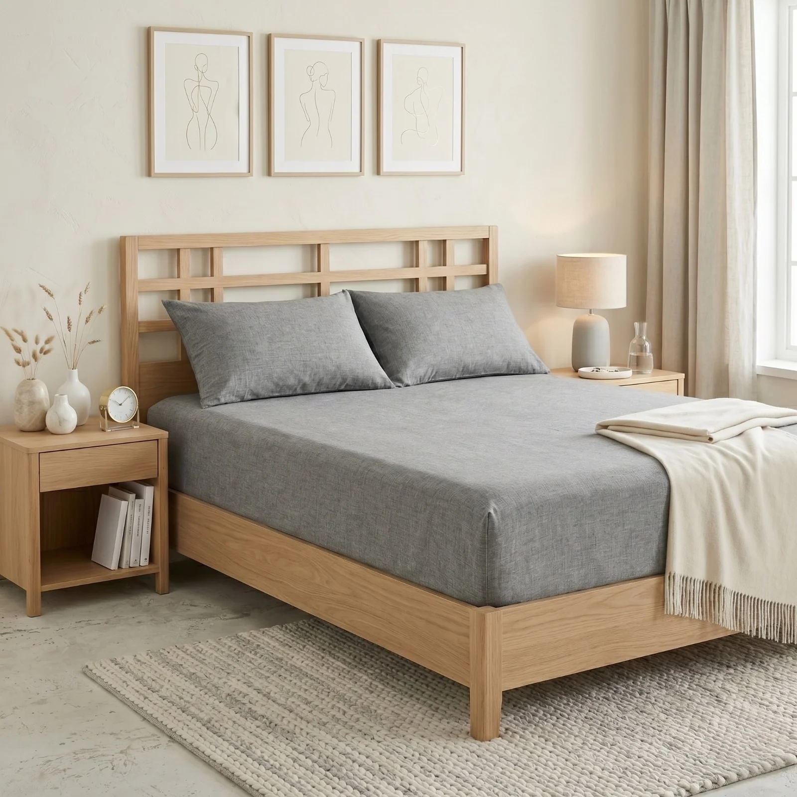 Fitted Bed Sheet- FT001 - Image 3