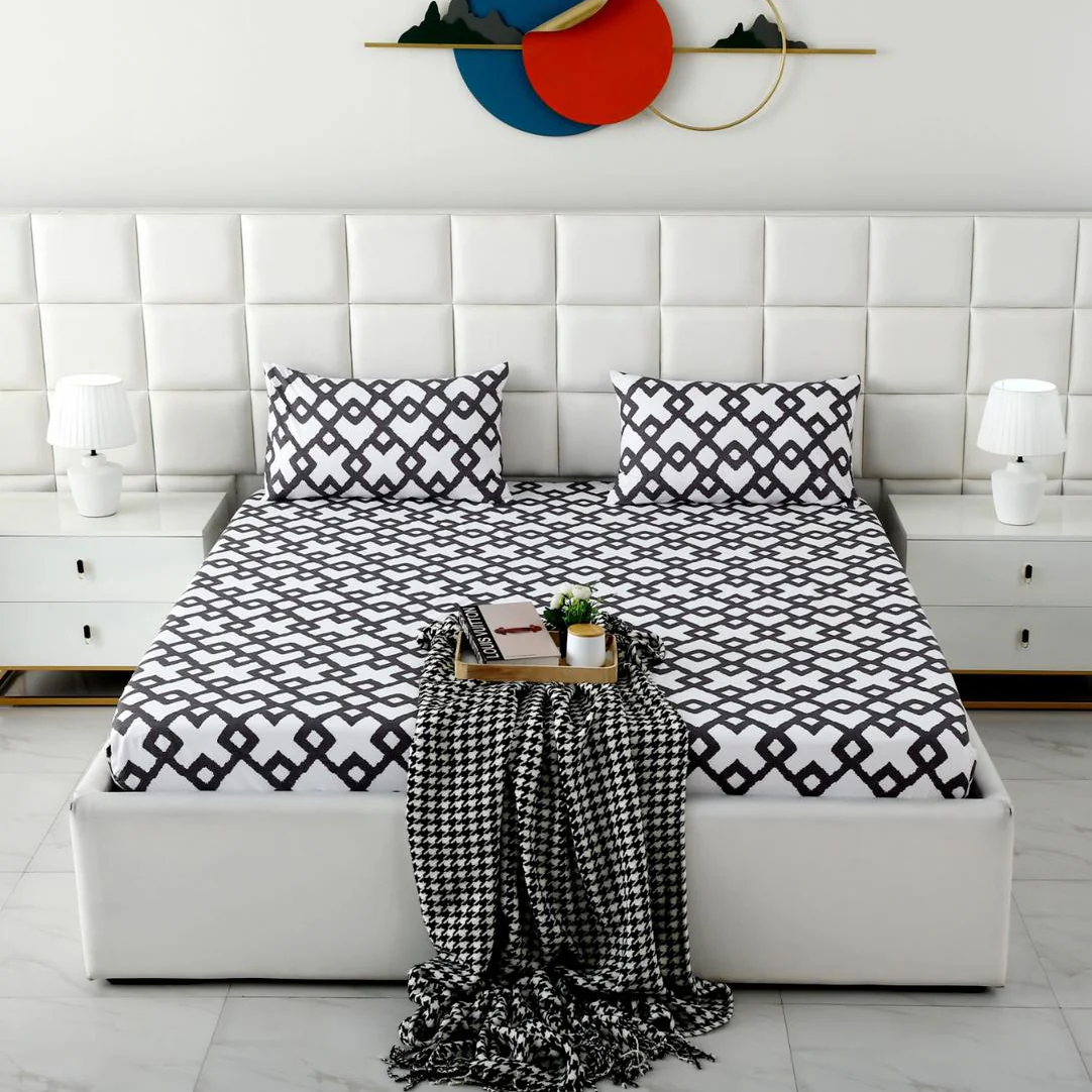 Fitted Bed Sheet- FT0036