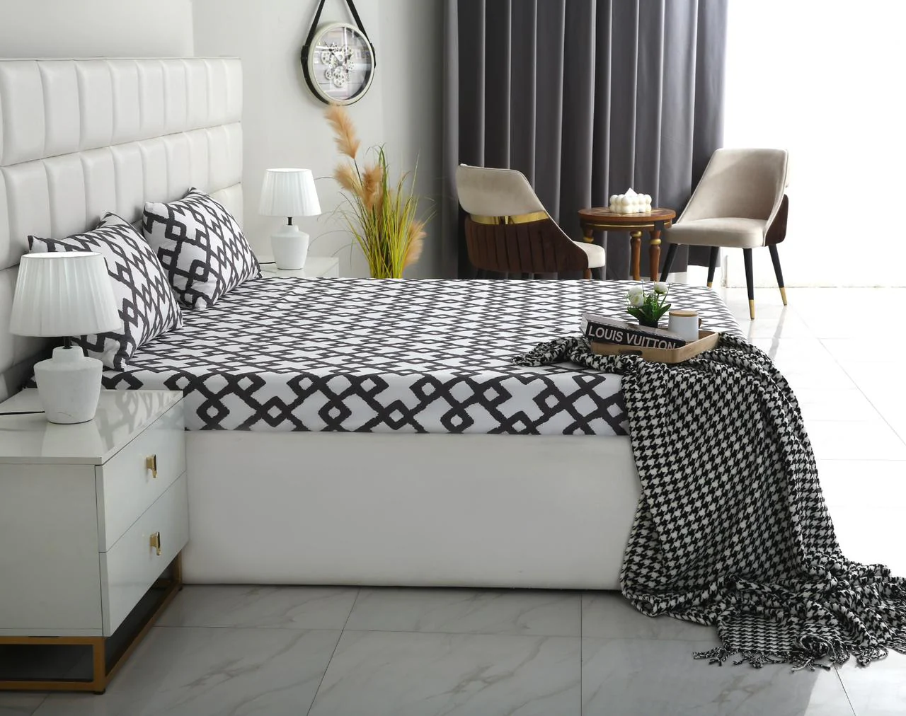 Fitted Bed Sheet- FT0036 - Image 4