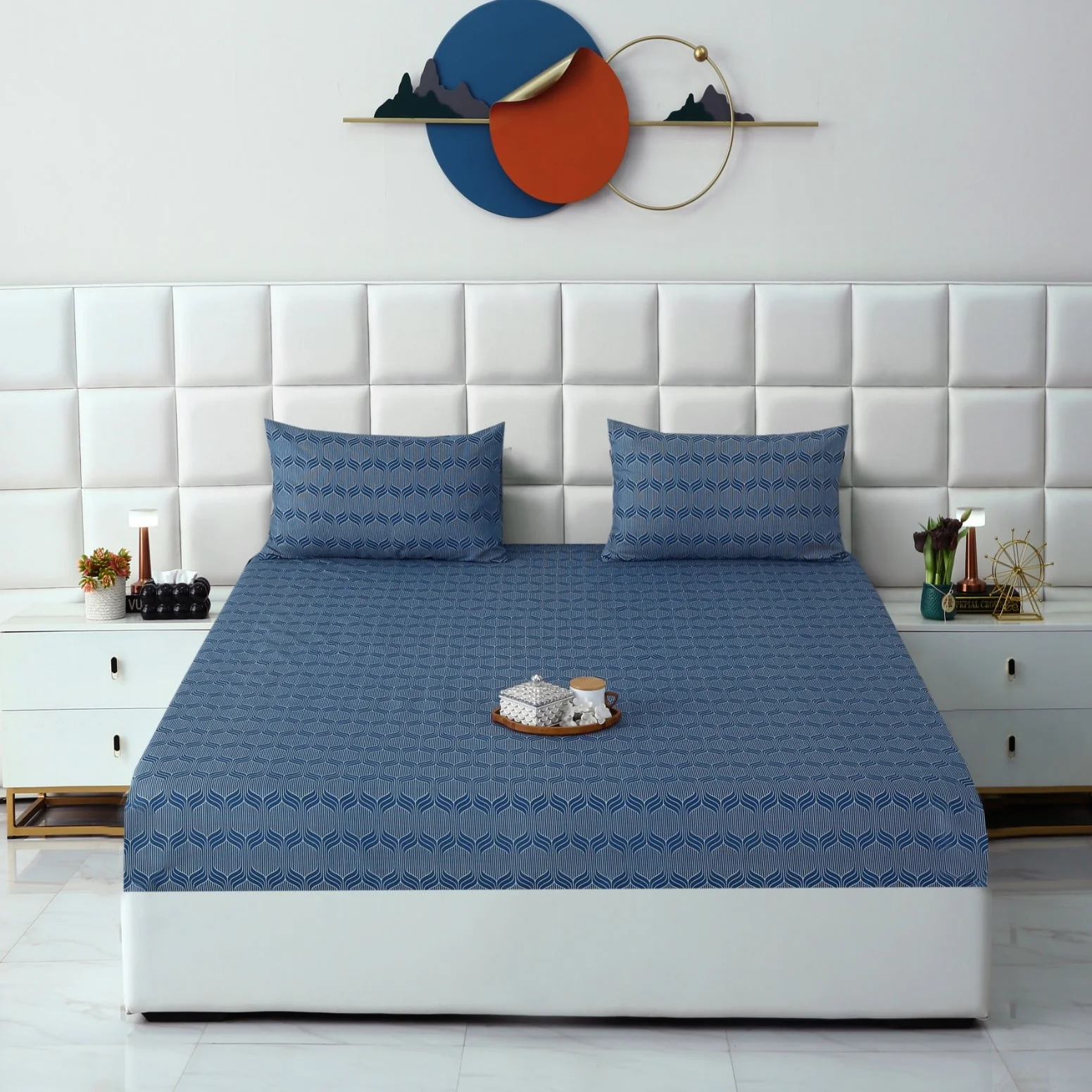 Fitted Bed Sheet- FT0039