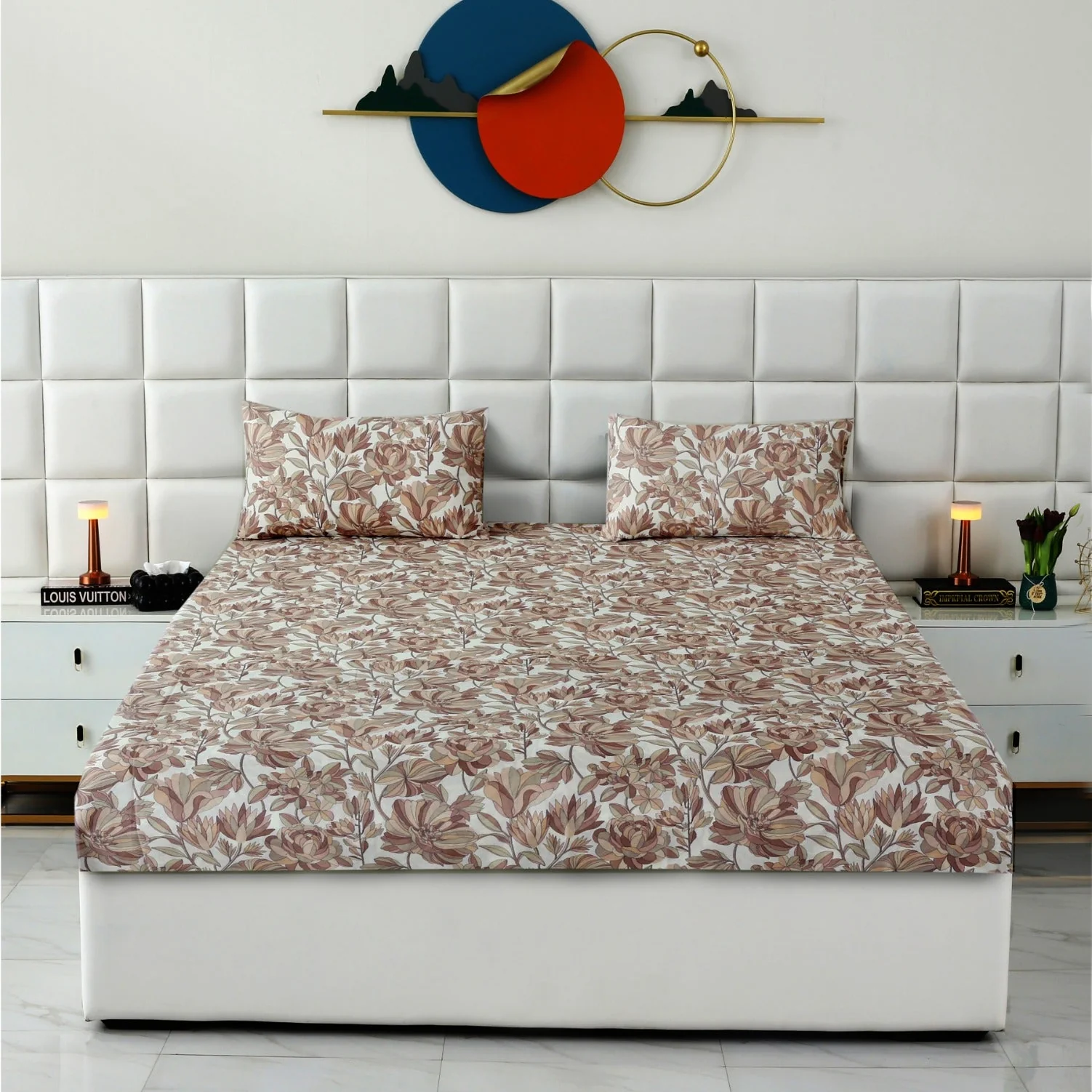 Fitted Bed Sheet- FT0040