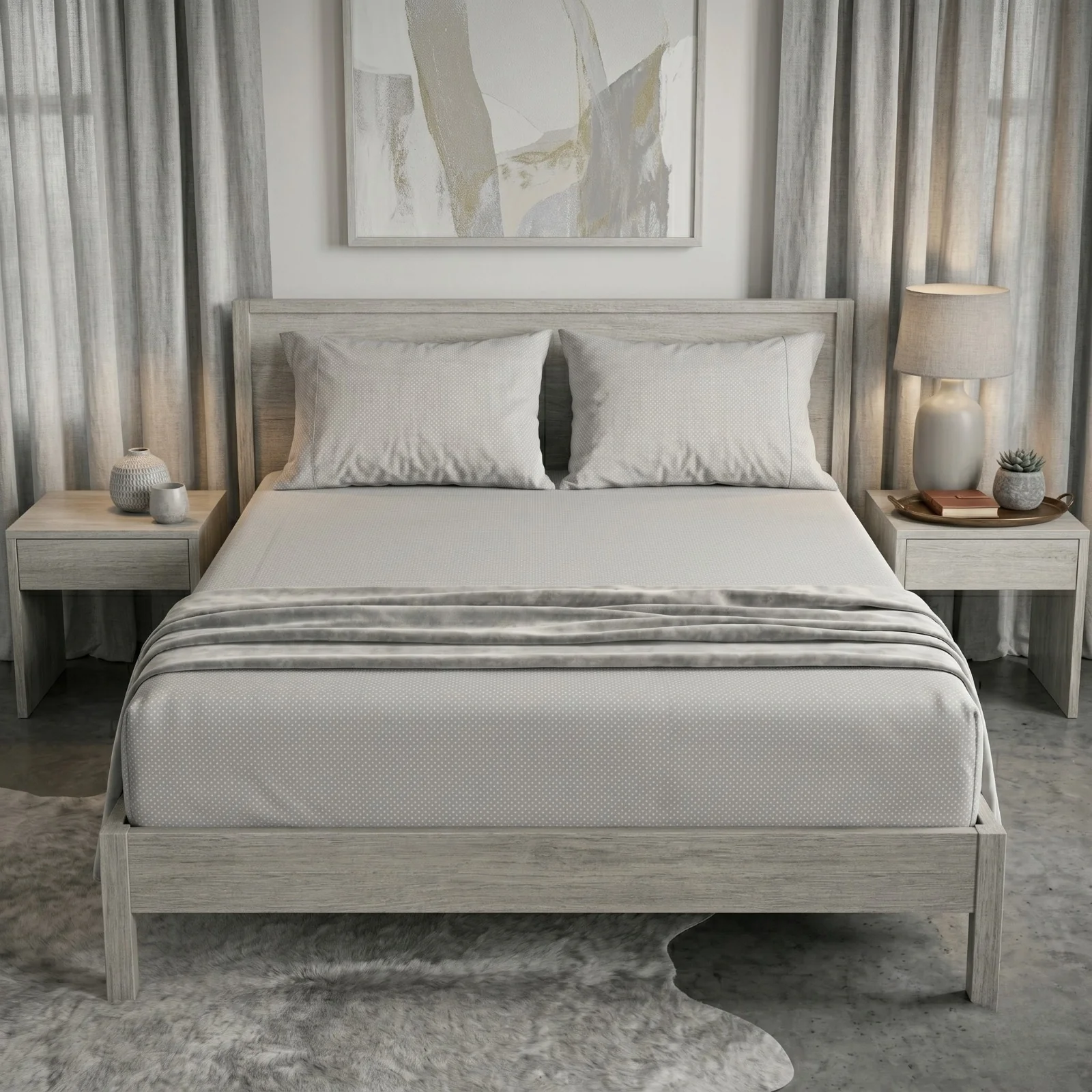 Fitted Bed Sheet- FT005 - Image 2
