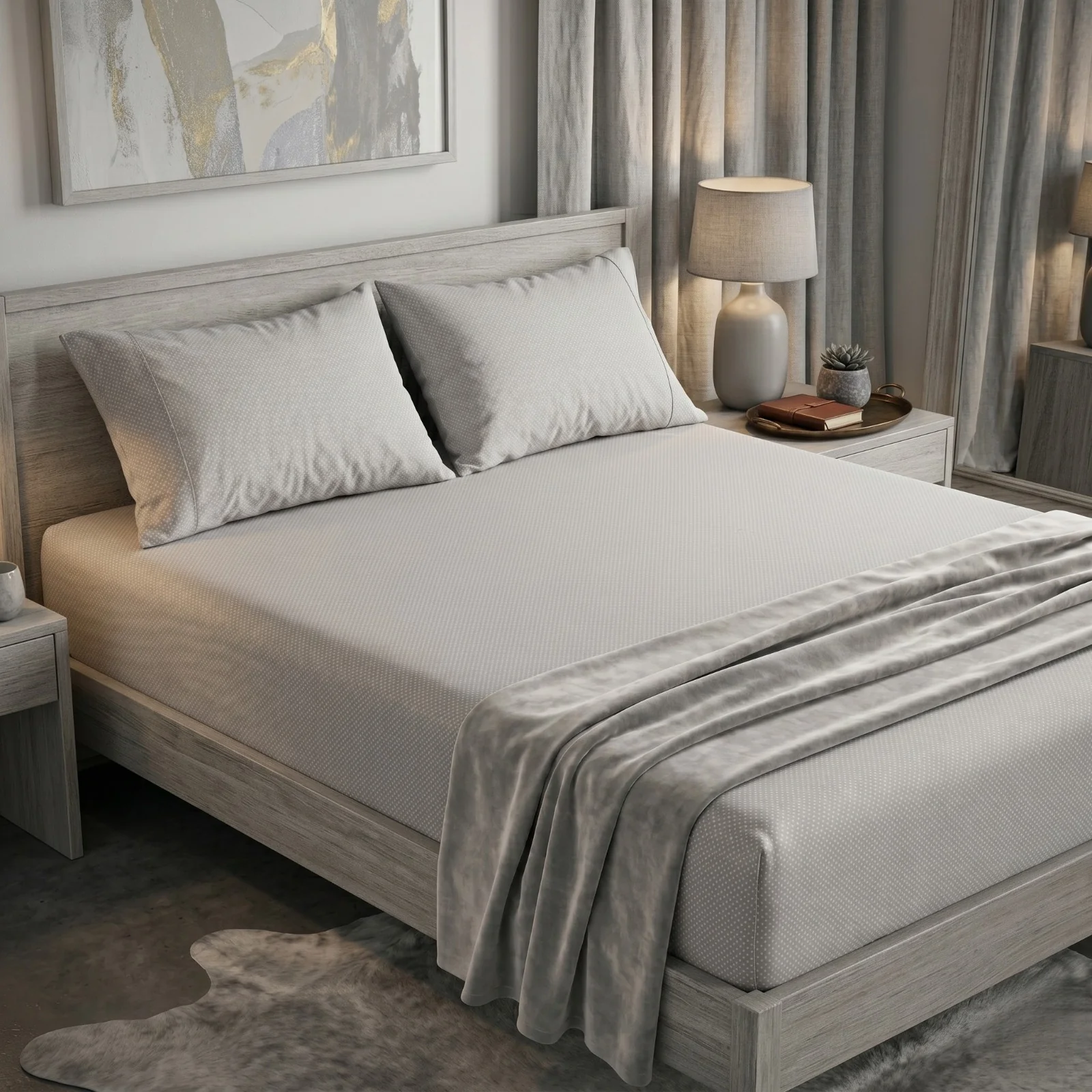 Fitted Bed Sheet- FT005 - Image 4